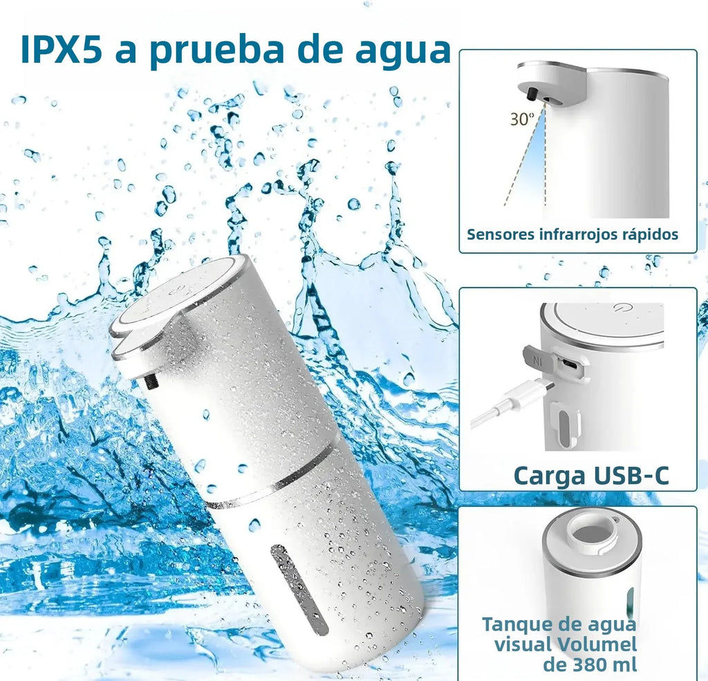 Dispensador automático de jabón líquido